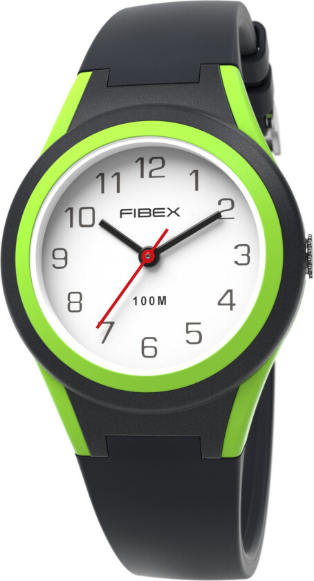 Mini 100M Aqua Classic FIBEXAAO07 - Kvarts - Grønn Sort - Unisex - Silikon - Mineral