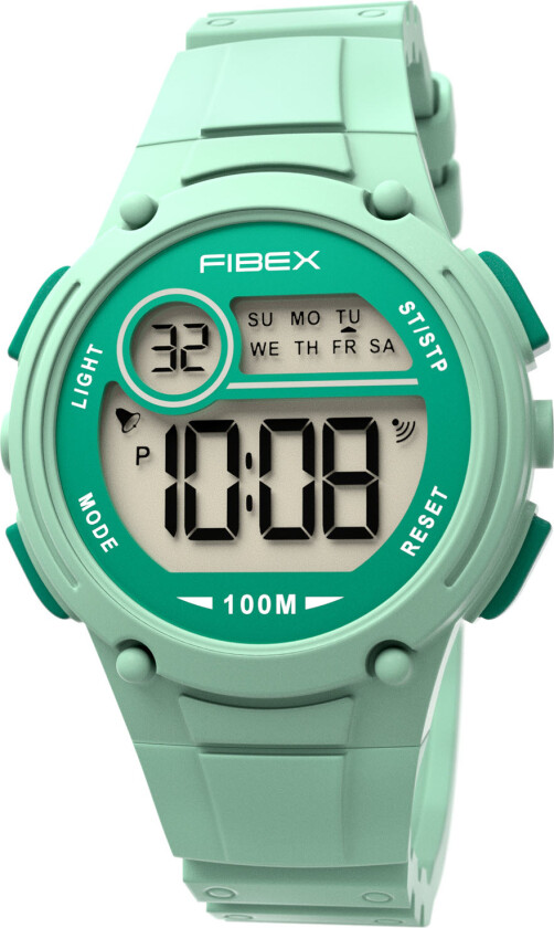 Mini Digital 100M Water Resist FIBEX84BAP01 - Digital - Grønn - Unisex - Silikon -