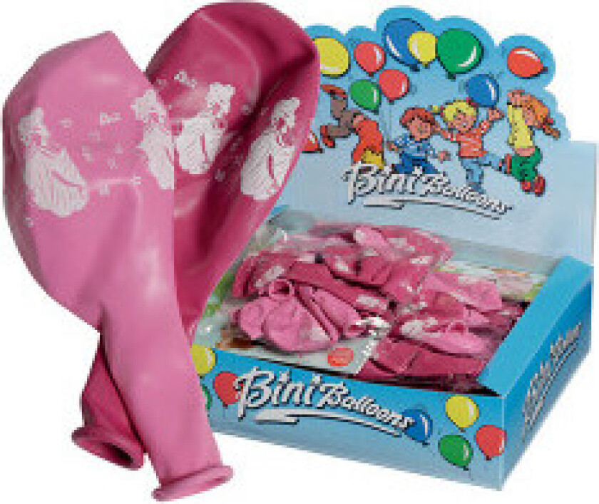 Ballonger Prinsesse Lyserosa Ø26cm - 8 stk