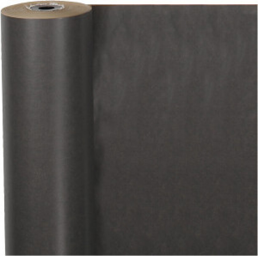 Bilde av Gavepapir, svart, B: 50 cm, 60 g, 100 m/ 1 rl.