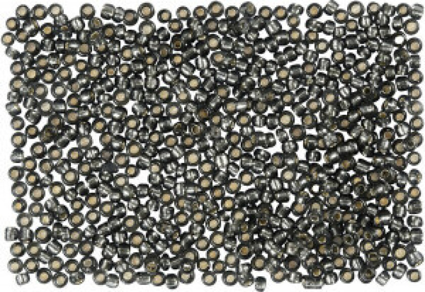 Rocaillesperler, Grågrønn, str. 15/0 , dia. 1,7 mm, hullstr. 0,5-0,8 m