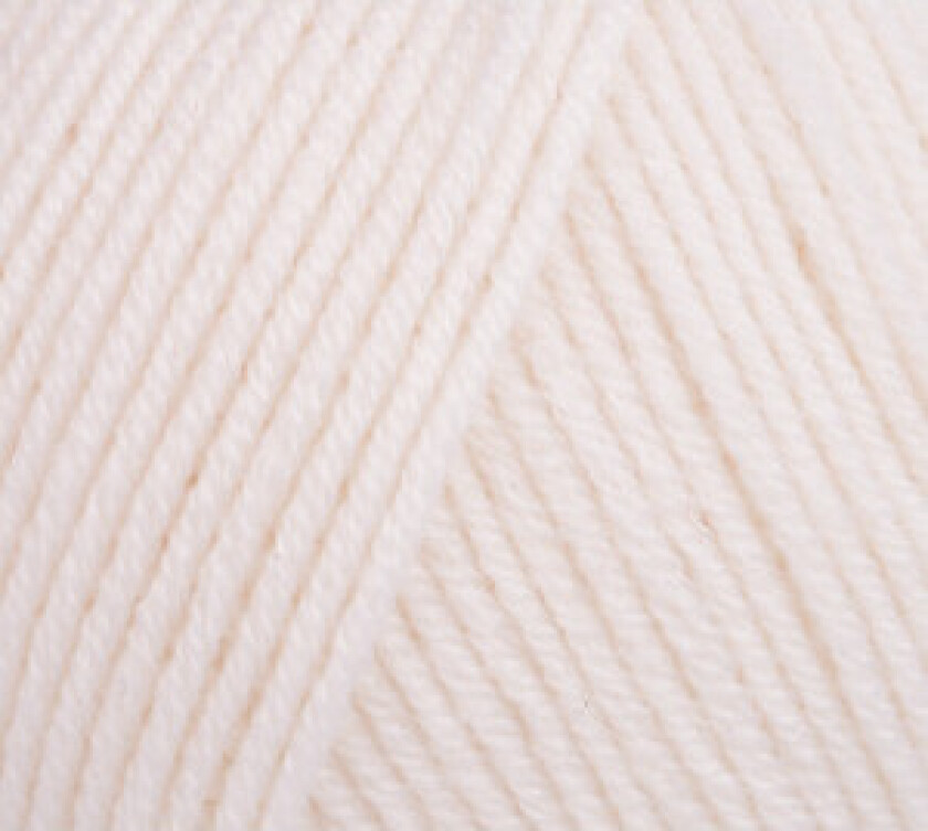 Baby Merino Garn Unicolor 05 Hvit