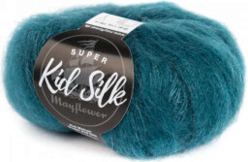 Super Kid Silk Garn Unicolor 26 Petroleum