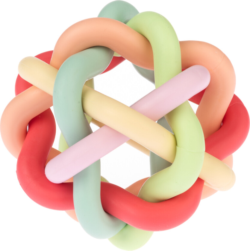 hundeleke TPR regnbueball - Ø 10,5 cm