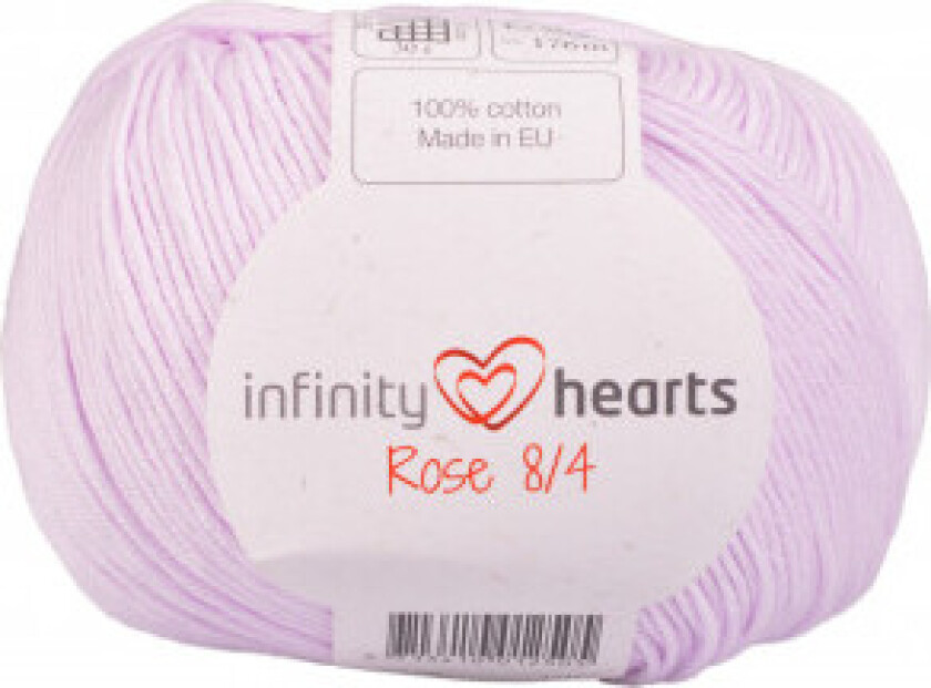 Rose 8/4 Garn Unicolour 50 Pulver