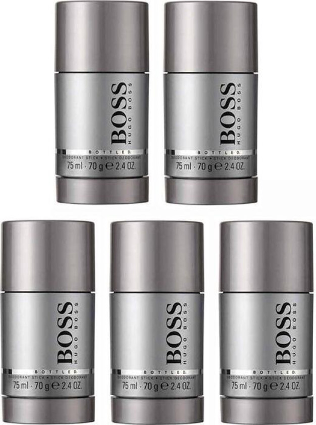 Boss 5-pack Hugo Boss Bottled Deostick 75ml