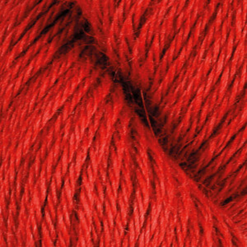 Â Järbo Llama Silk Garn 12216 Varm Rød