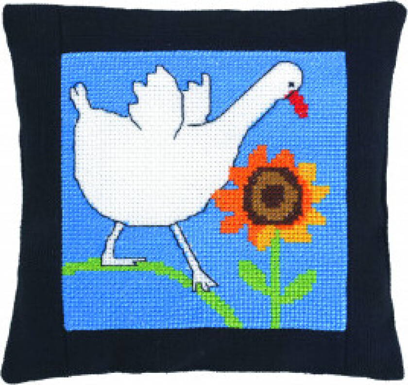 Â Permin Broderisett Pute Gås 14x14cm