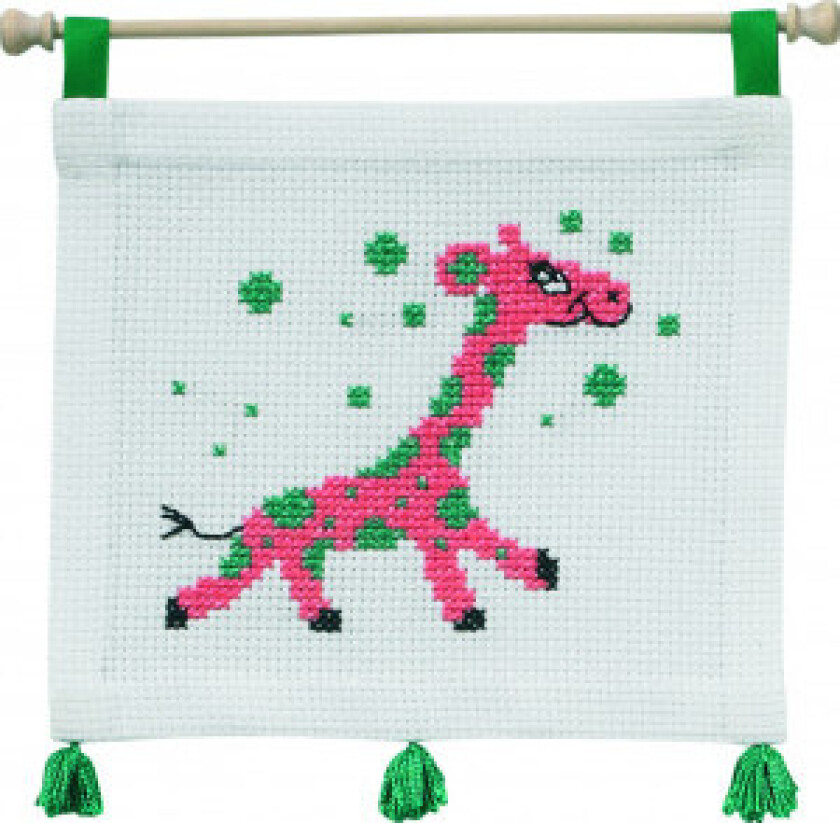 Â Permin Broderisett Bilde Sjiraff 22x19cm