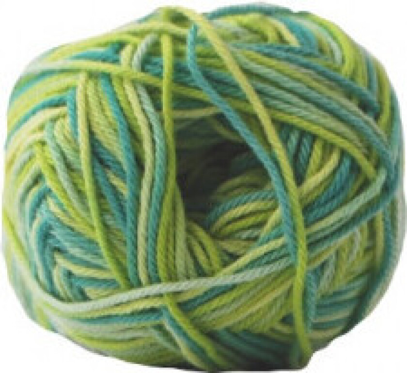 Cotton nr. 8 Garn 598 Grønne farger