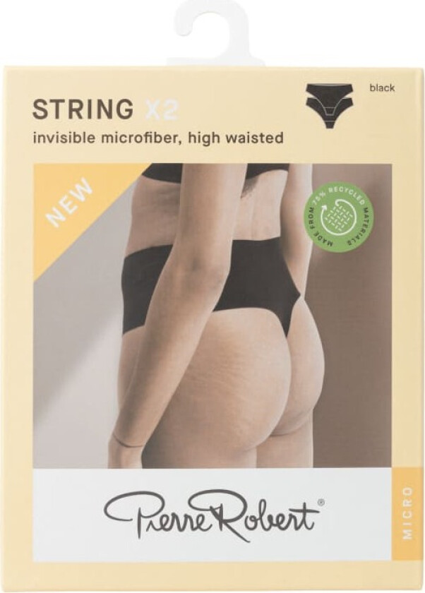 String Micro Black L 2stk Pierre Robert