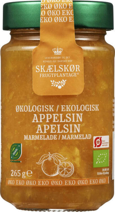Appelsinmarmelade 265g Økologisk