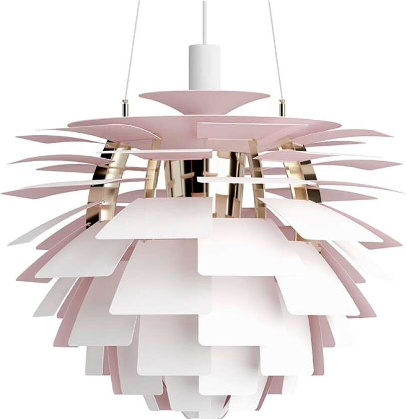 - PH Artichoke Pendel Anniversary Ø600 Matt White/Pale Rose