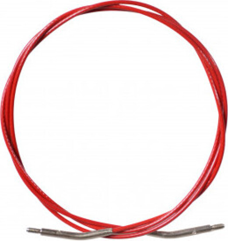 Vaier/Kabel til Utskiftbare Rundpinner Rød 76cm (Blir