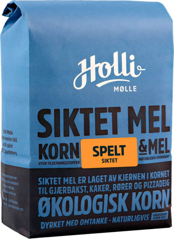 Speltmel Siktet Økologisk 1kg Holli