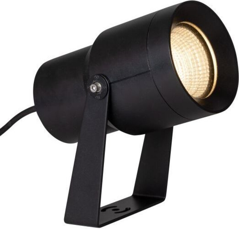Projektør Spot It L Sort 38°, DIP-Kelvin 3000K/4000K, 2100lm, 25W, IP67, 2m gummikabel. Indbygget fasedæmpbar driver.