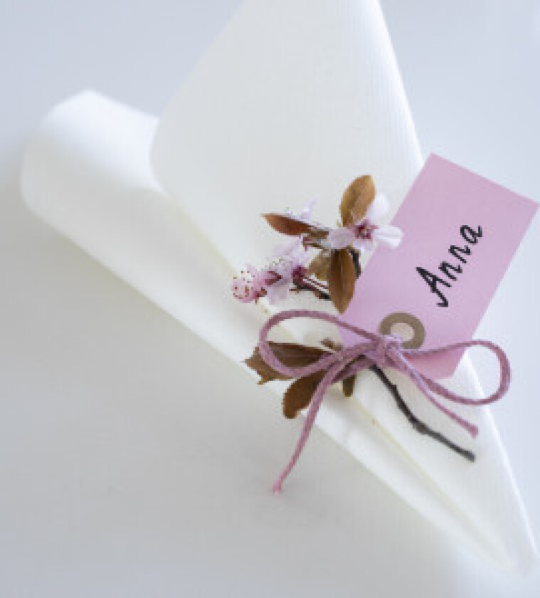 Bilde av Dekorative bordkort laget av manillaklistremerker fra Rito Krea - Tabl - Onesize