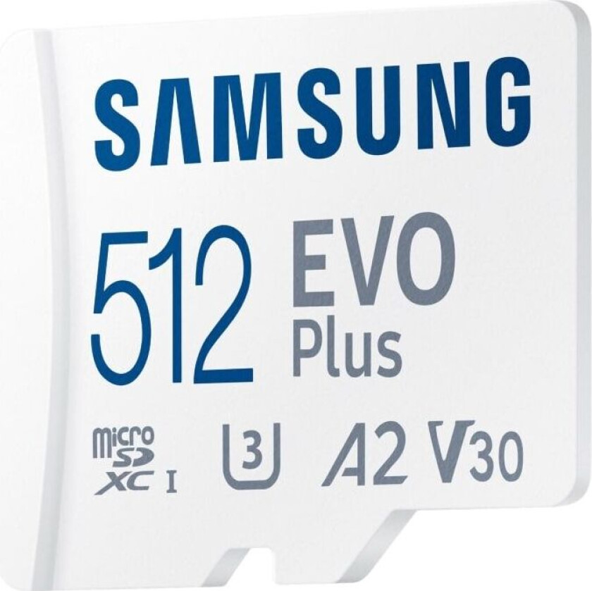 Evo Plus Microsdxc 512gb & Sd Adapter - Minnekort