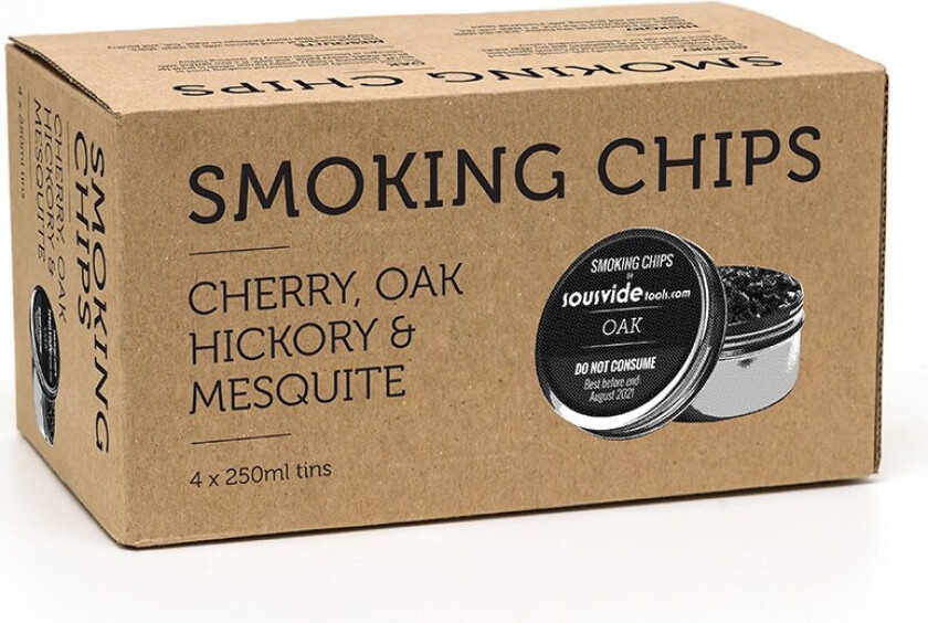 4 x 250 ml røykespon