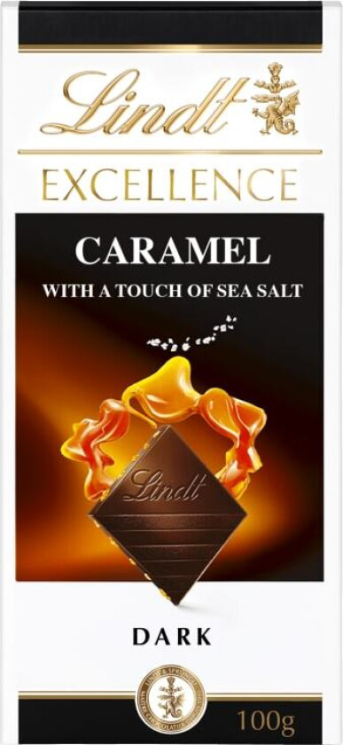 Lindt Excellence Karamell/Havsalt 100g