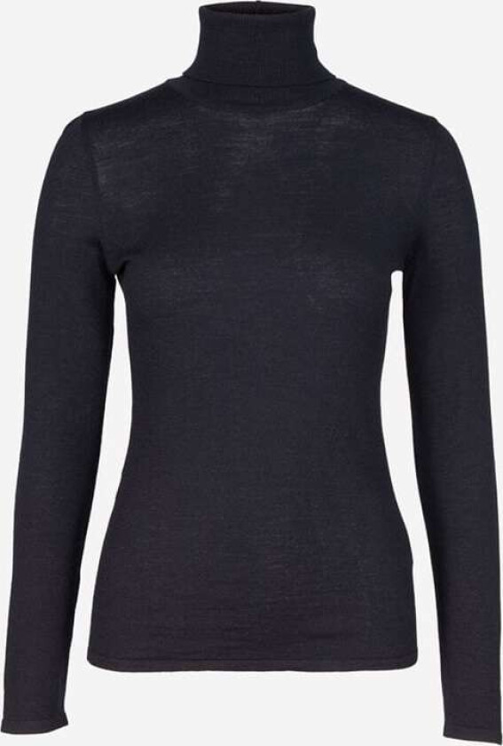 Wmn Merino Polo, 88 Dk Blue Blå M