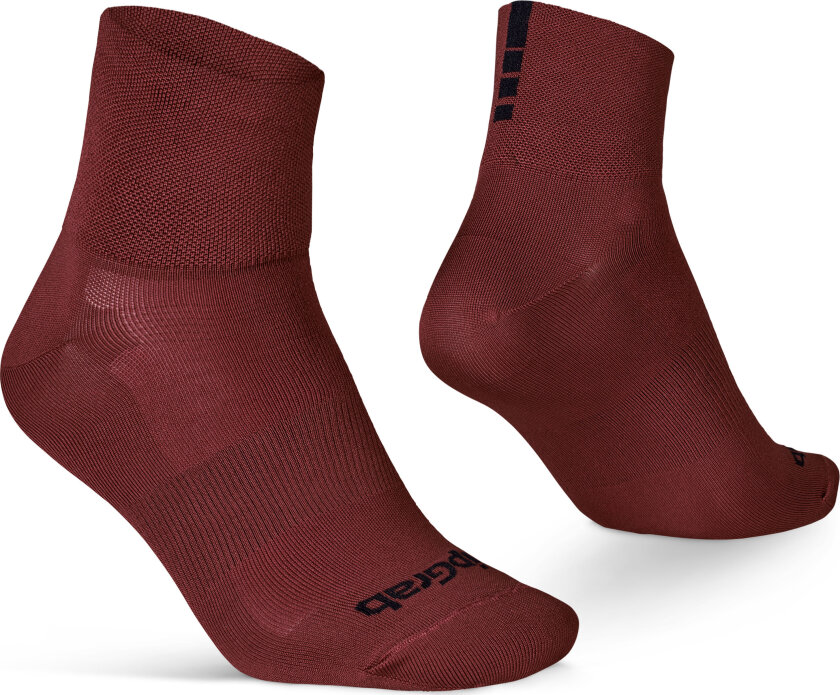 Gripgrab Lightweight SL Short Summer Socks Dark Red M (41-44), Dark Red