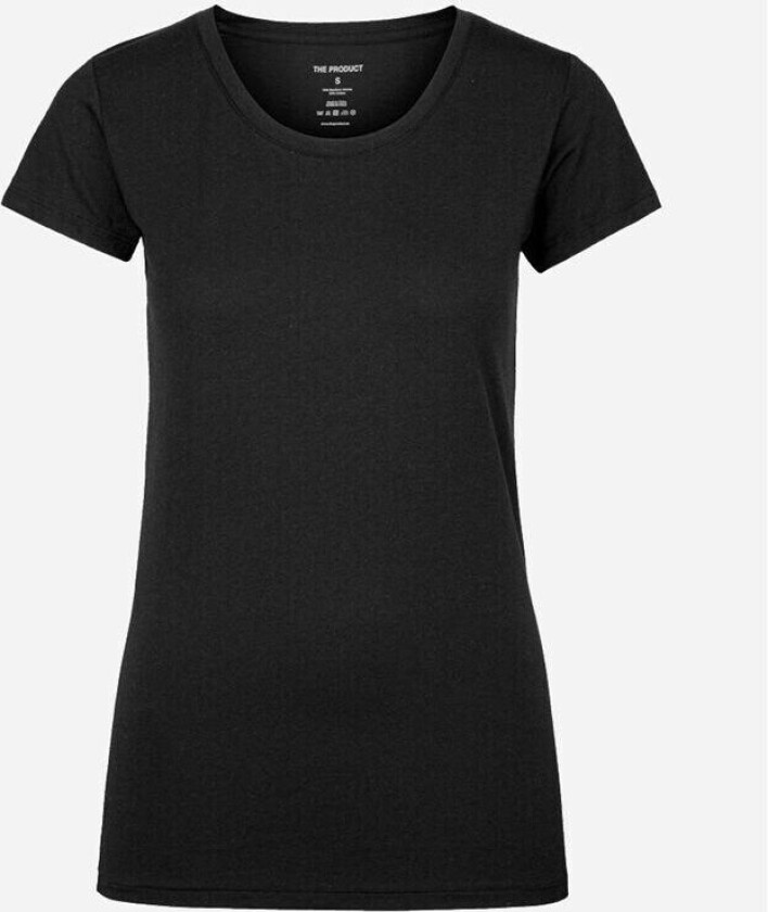 Wmn T-Shirt 90 Black Sort XL