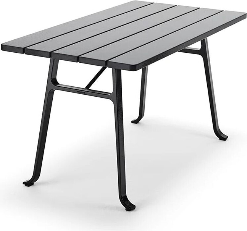 Seriff bord Mahogni svart beis, svart stativ