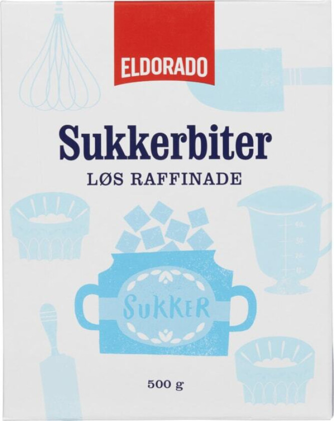 Sukkerbiter Raffinade Løs 500g