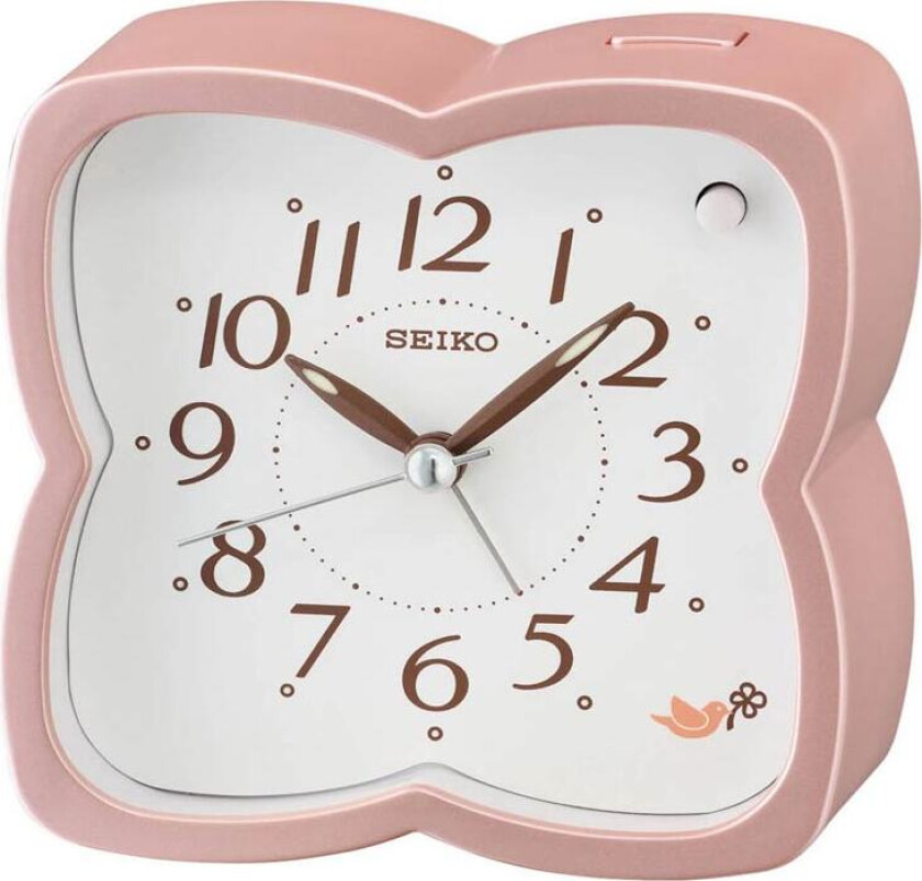 Alarm Clock QHP009P - Kvarts - Rosa - - - Akryl