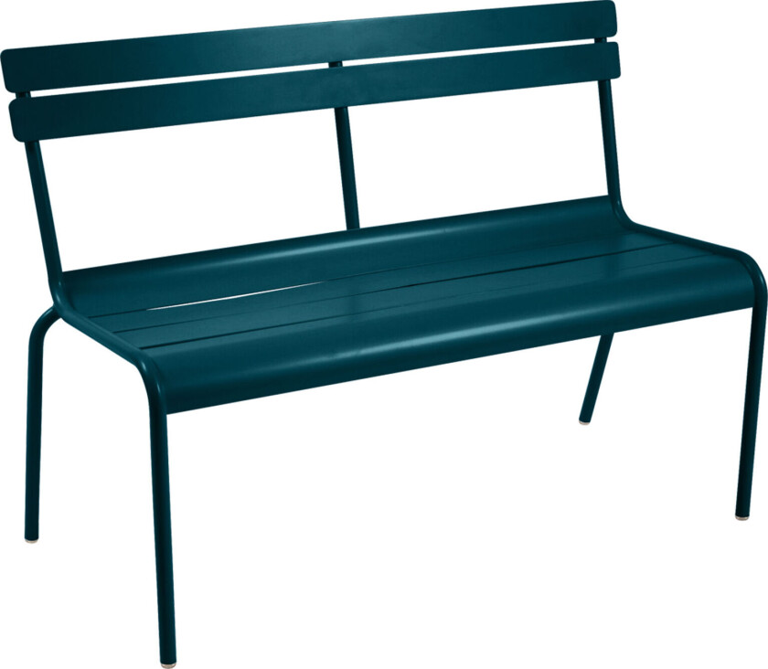 Luxembourg Bench with Backrest Acapulco Blue 21