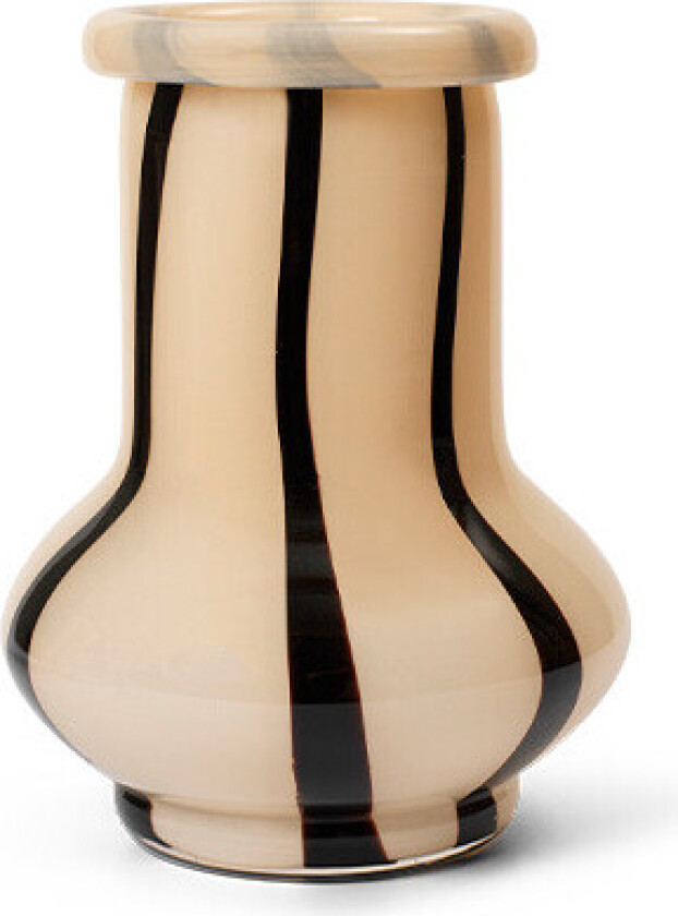 Riban vase 24 cm Cream