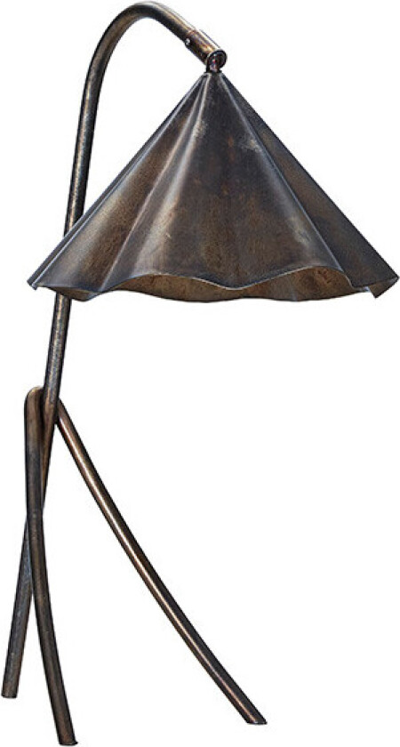 Flola bordlampe Antikk brun