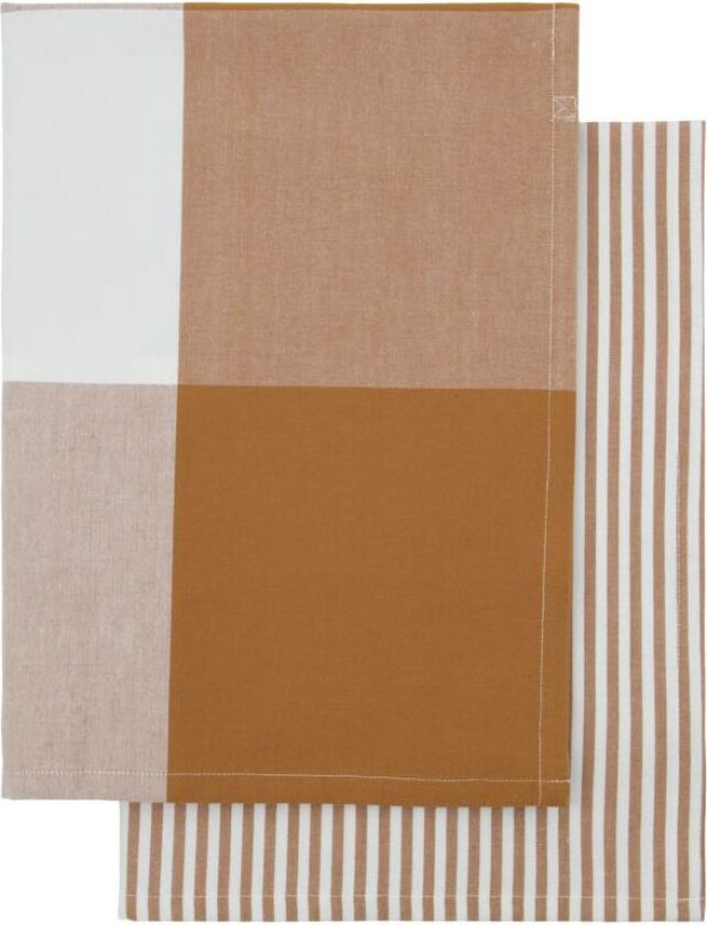 Cook kjøkkenhåndkle 55x75 cm 2-pk Camel