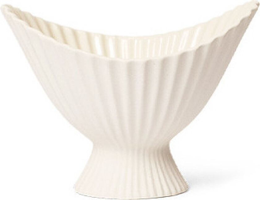 Fountain skål 19 cm Off-white