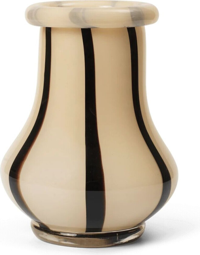 Riban vase 19 cm Cream