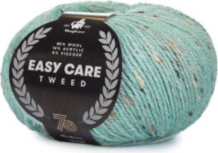 Easy Care Tweed Garn 498 Lys akvamarin