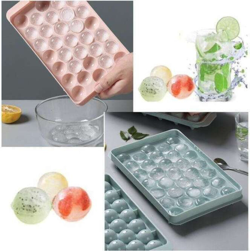 2-pack Isbollar / Iskulor / Kulor / isform, Choklad/Geléform