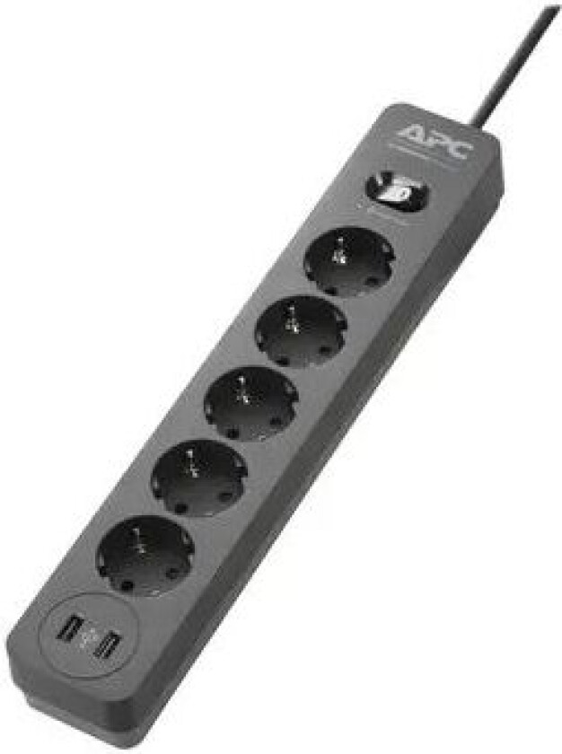 Apc Essential Surgearrest Pme5u2b 10a Ekstern 5st Svart