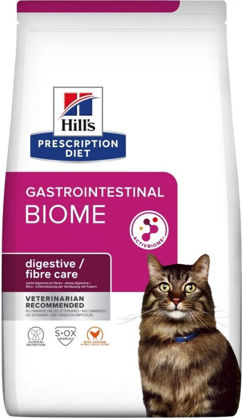 Hill's Prescription Diet Feline Gastrointestinal Biome Digestive/Fibre Care Chicken (1,5 kg)