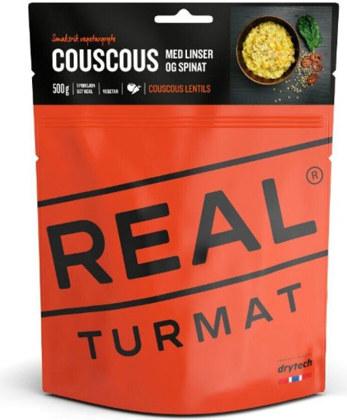 Real Turmat Couscous med linser og spinat