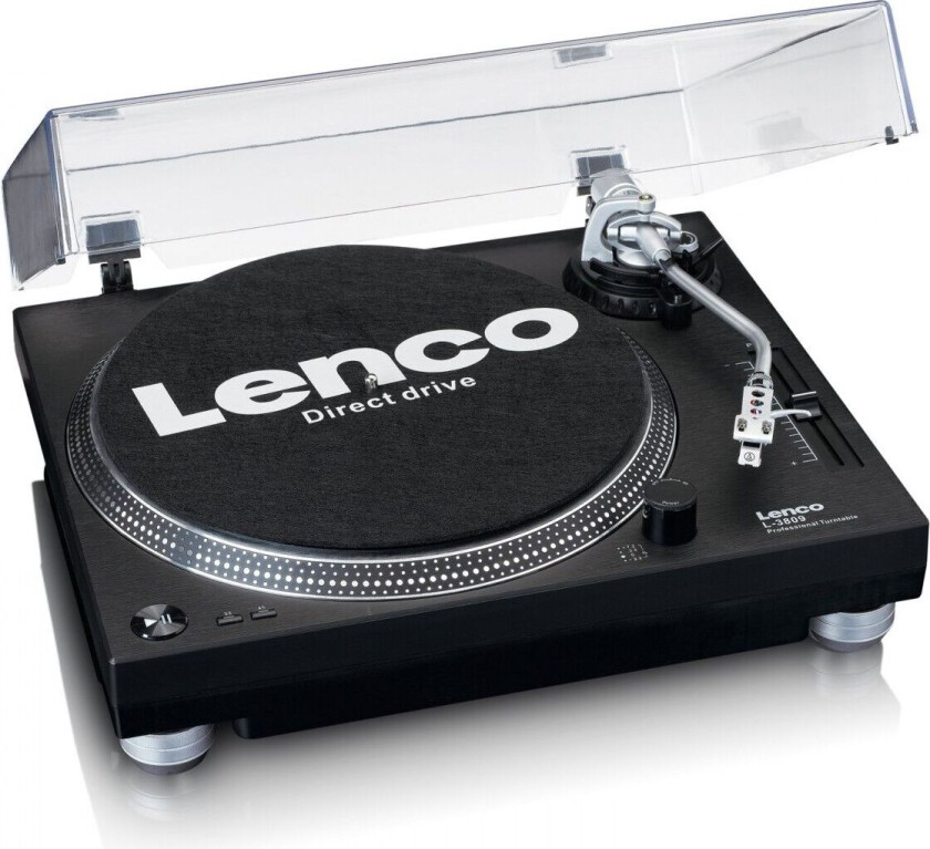 L-3809 Direct Drive USB Turntable Black