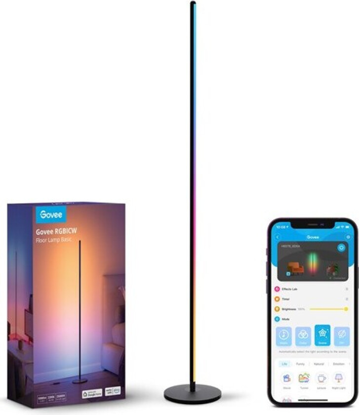 RGBICW Smart Corner Floor Lamp
