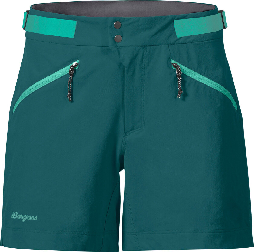 Bergans Of Norway Tind Softshell Shorts Dame Malachite Green 38