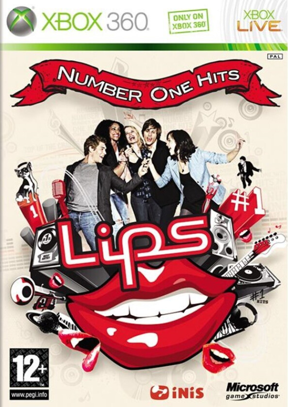 Lips: Number One Hits (Solus) - Microsoft Xbox 360 - Musikk