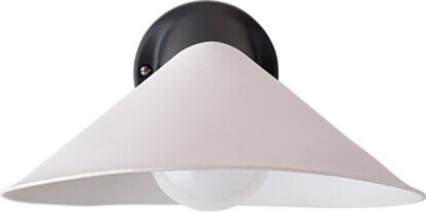 éditions - Plume Vegglampe IP44 Black/Porcelain