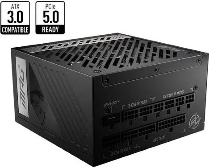 Bilde av Msi Mpg A850g Pcie5 850w Power Supply 850w