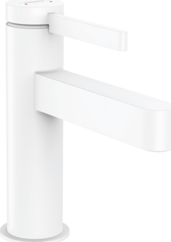 Finoris 100 servantbatteri, matt hvit