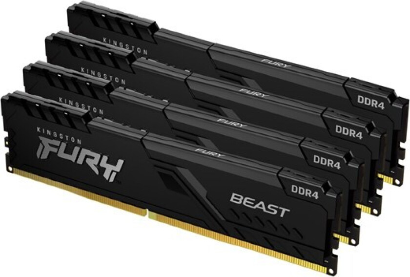 Fury Beast 128gb 3,200mhz Cl16 Ddr4 Sdram Dimm 288-pin