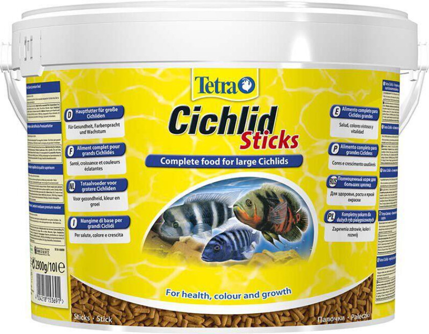Bilde av - Cichlid Sticks 10L